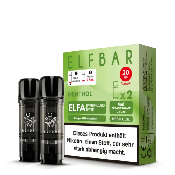 Second image of ELFA Prefilled Pod Menthol