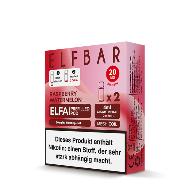 Second image of ELFA Prefilled Pod Raspberry Watermelon