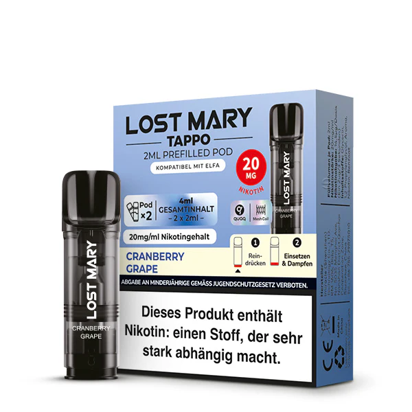 Second image of TAPPO Prefilled Pod Cranberry Grape
