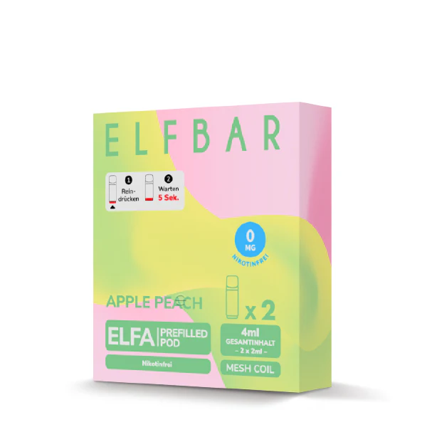 Second image of ELFA Prefilled Pod Apple Peach (nikotinfrei)