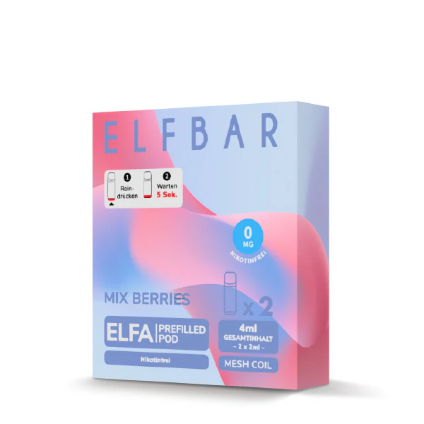 Second image of ELFA Prefilled Pod Mix Berries (nikotinfrei)