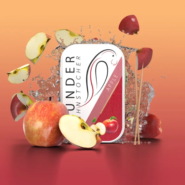 Wunder Zahnstocher - Metalldose - Apfel - 100 Stück