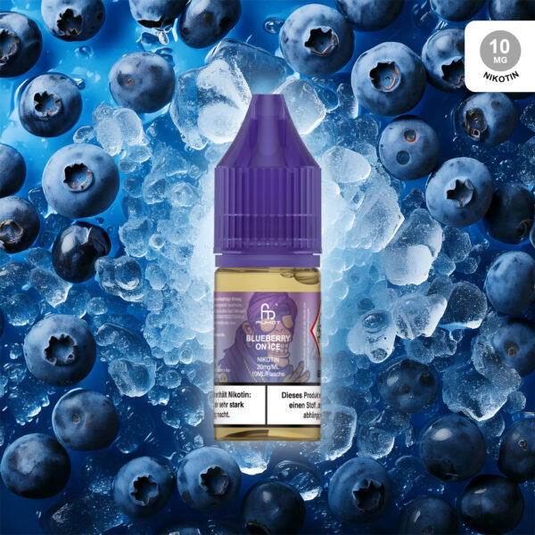 RandM Tornado Liquid – Blueberry On Ice – 10mg/ml Nikotin