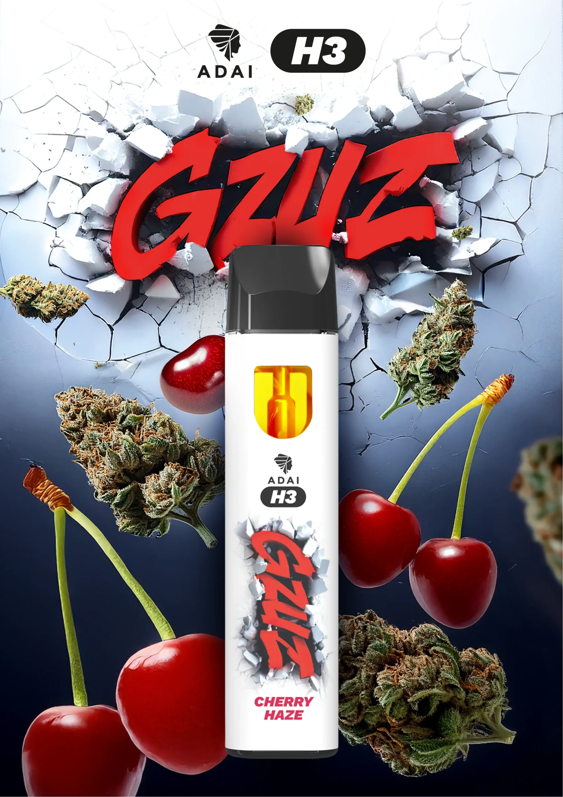 GZUZ Einweg H3 Vape Cherry Haze
